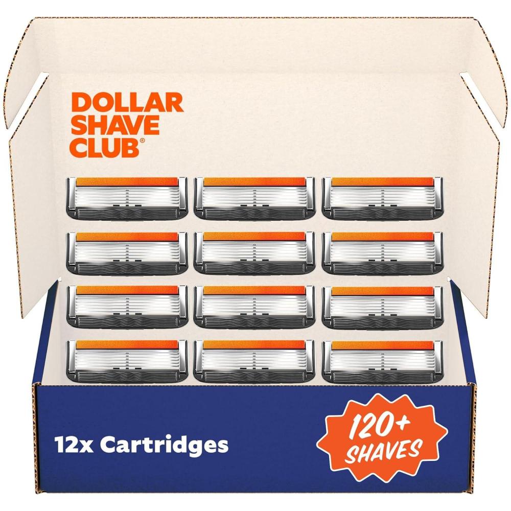 imageDollar Shave Club  6 Blade Razor Refills 8 Pack  6 Stainless Steel Blades for a Close amp Comfortable Shave12 Count Pack of 1