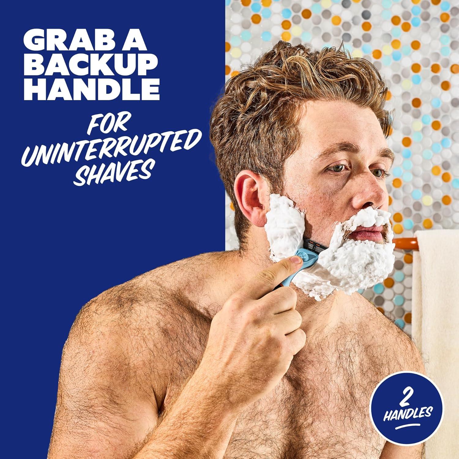 imageDollar Shave Club Razor Handle 2 Pack Green Replacement Razor Blade HandlesBlue