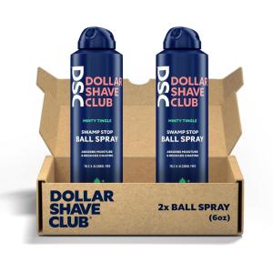 Dollar Shave Club | Ball Spray (2 Pack) | Fast Absorbing Body Deodorant Spray for Men