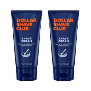 Dollar Shave Club | Shave Cream 6 ounce (2 Pack) | Hydrating Shaving Cream for Sensitive Skin(6 Fl Oz (Pack of 2))